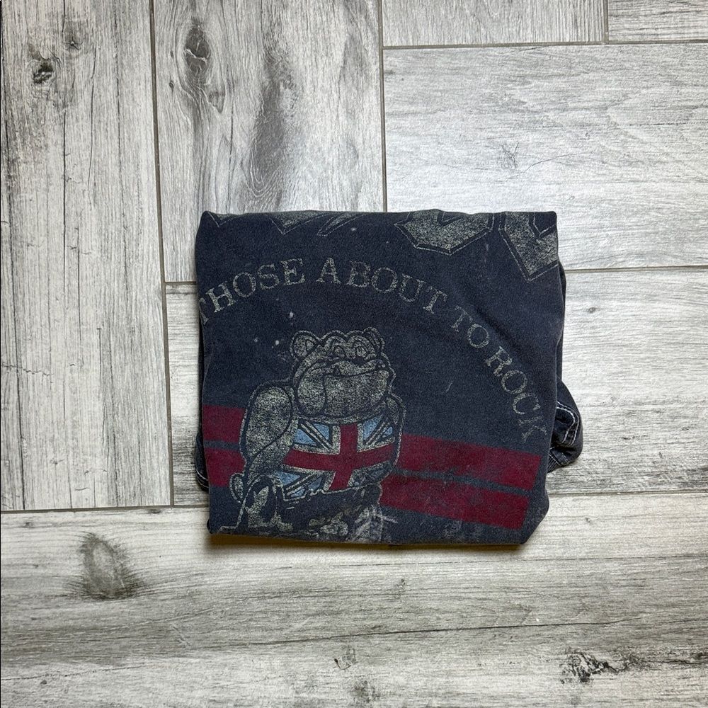 AC/DC Black Tee with Bold Graphic